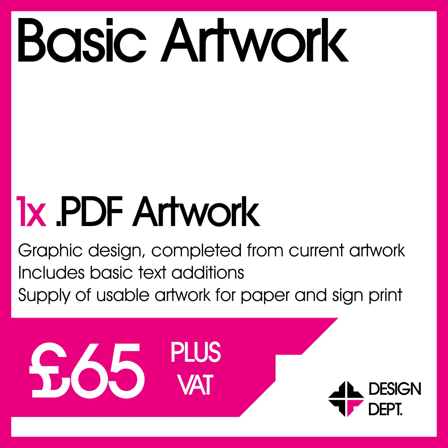 Design Dept. - Basic Artwork