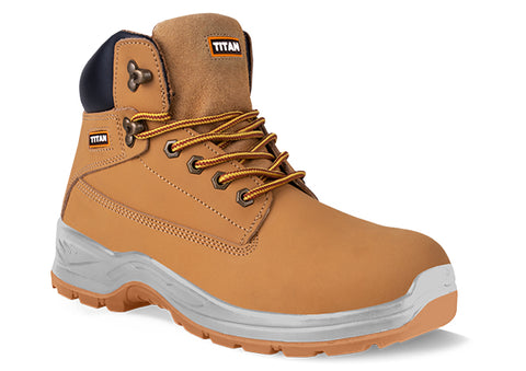 Titan Holton Safety Boot - Honey Nubuck