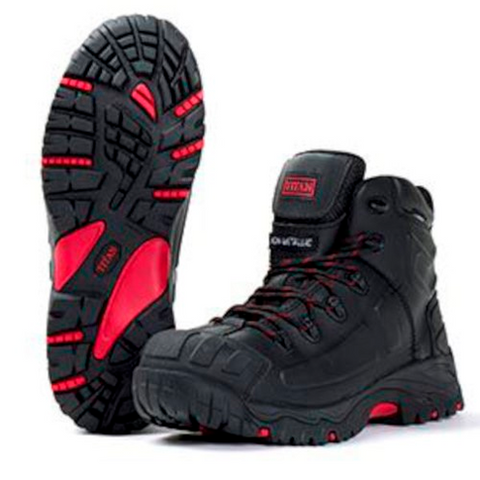 Titan FW820 Safety Boot - Black - Size 7 - CLEARANCE