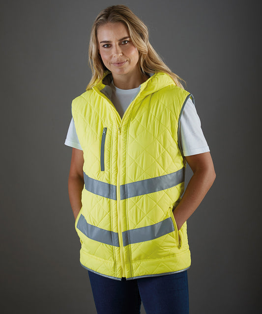 Hi-vis Kensington hooded gilet