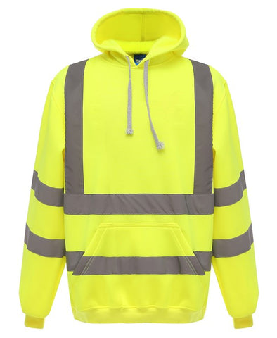 Basic Hi Viz Hooded Sweat Shirt