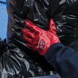 PW076 PVC knit wrist glove (A400)