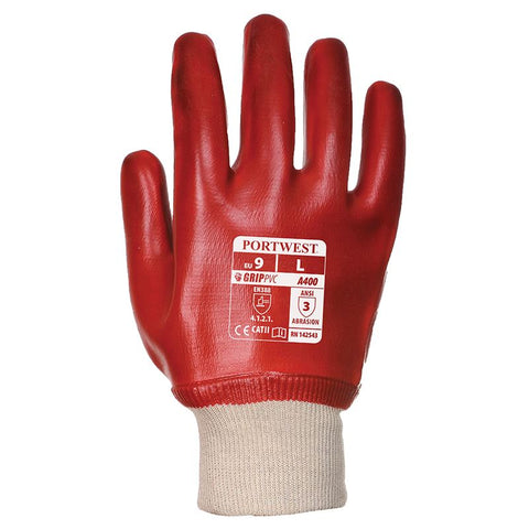 PW076 PVC knit wrist glove (A400)