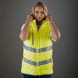 Hi-vis Kensington hooded gilet