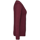 J710F Women's v-neck knitted sweater