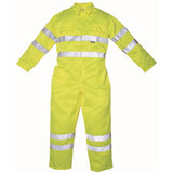 YK011 Hi-vis polycotton coverall (HV058)
