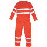 YK011 Hi-vis polycotton coverall (HV058)
