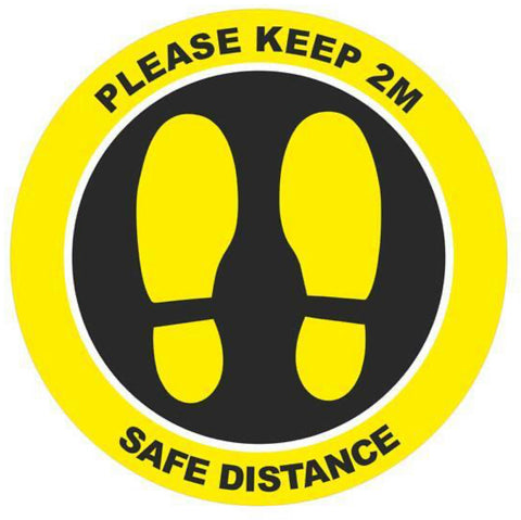 Anti Slip COVID19 Floor Graphic