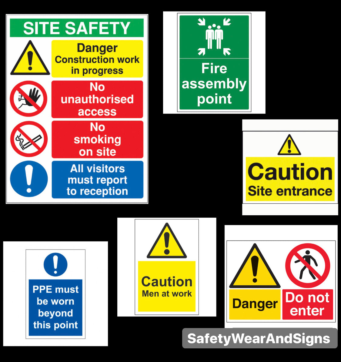 New Building Site Signage pack SafetyWear&Signs