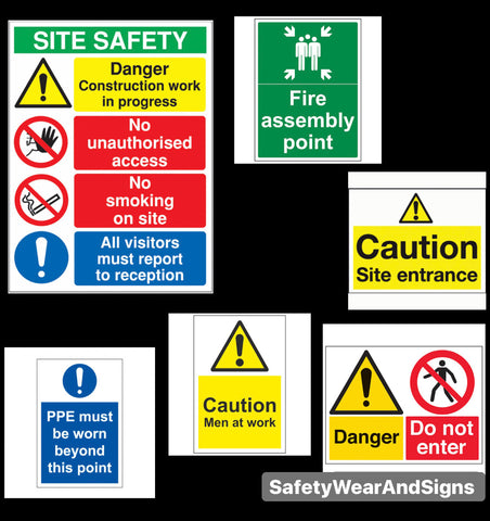 New Building Site Signage pack