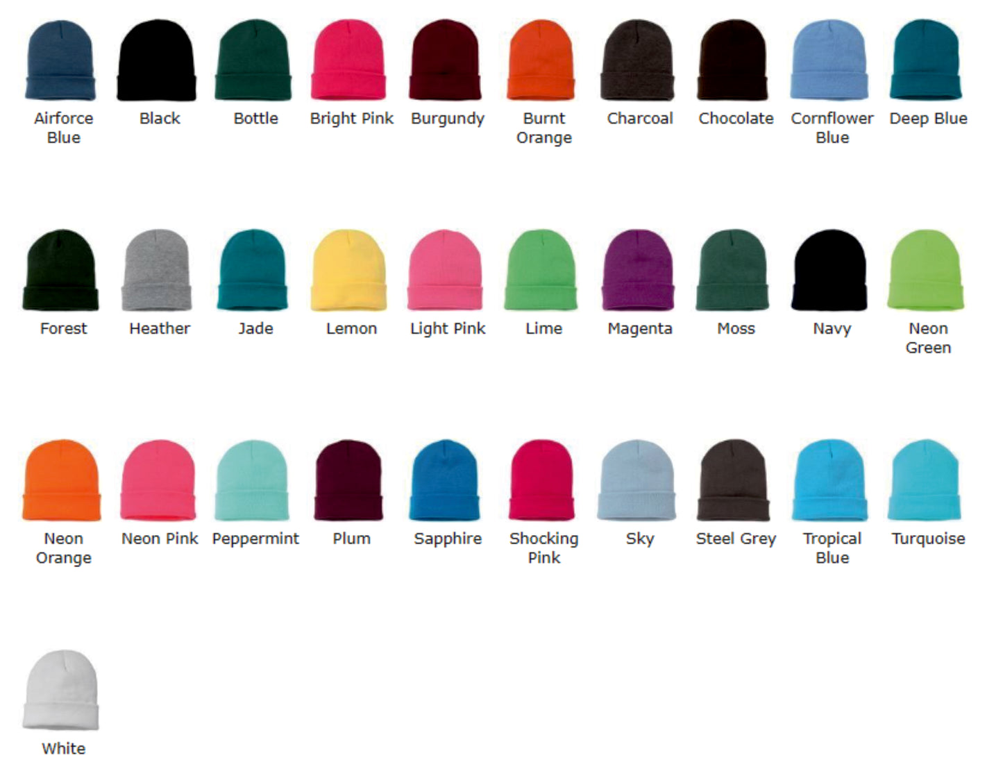 Knitted Turn-Up Beanie