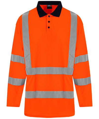 ProRTX RX715 Long Sleeve Hi-vis polo shirt