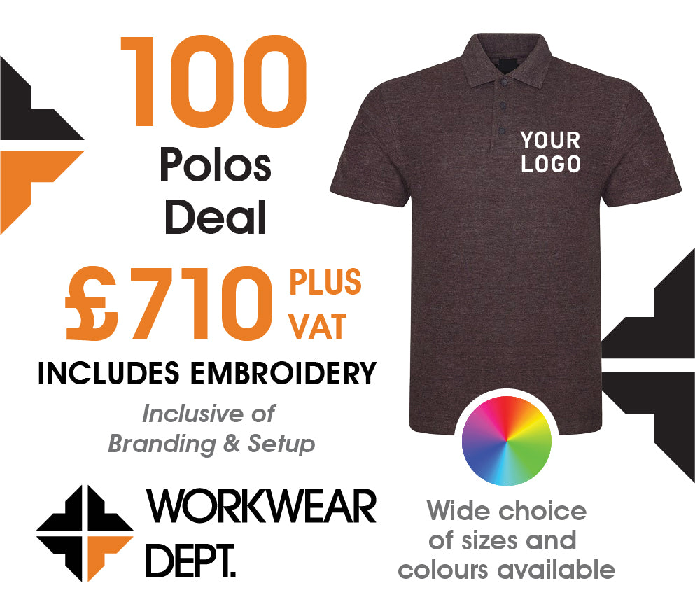100 Polo Deal - From only £6.90 each