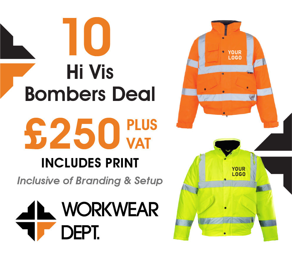 10 Bomber Deal - only £25 each including branding