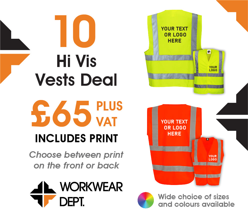 10 Vest Deal - only £6.50 each