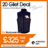 20 Gilet Deal - only £16.25 each