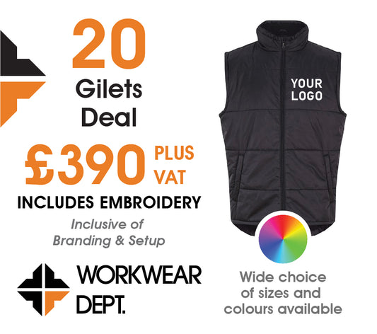 20 Gilet Deal - only £19.50 each