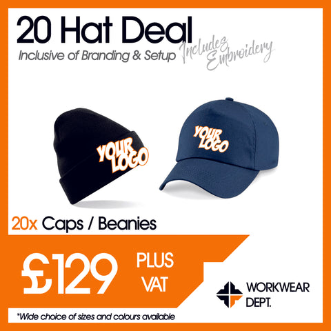 20 Hat Deal - only £6.45 each