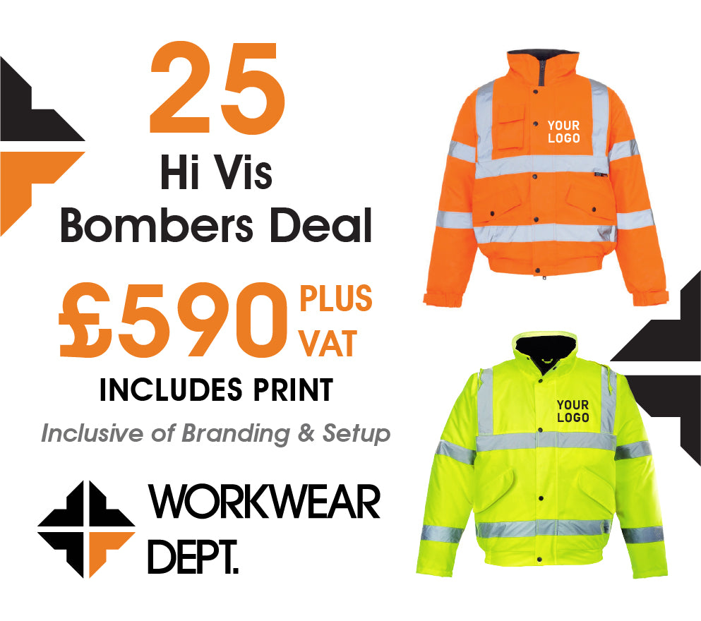 25 Bomber Deal - only £23.60 each including branding