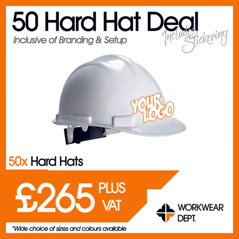 50 Hard Hat Deal - only £5.30 Each