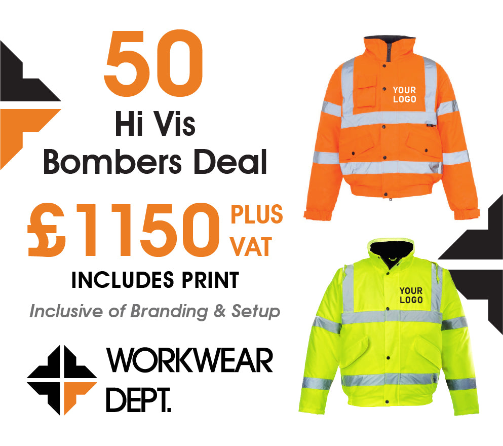 50 Bomber Deal - only £23 each including branding