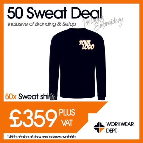 50 Sweat Deal - only £7.18 each