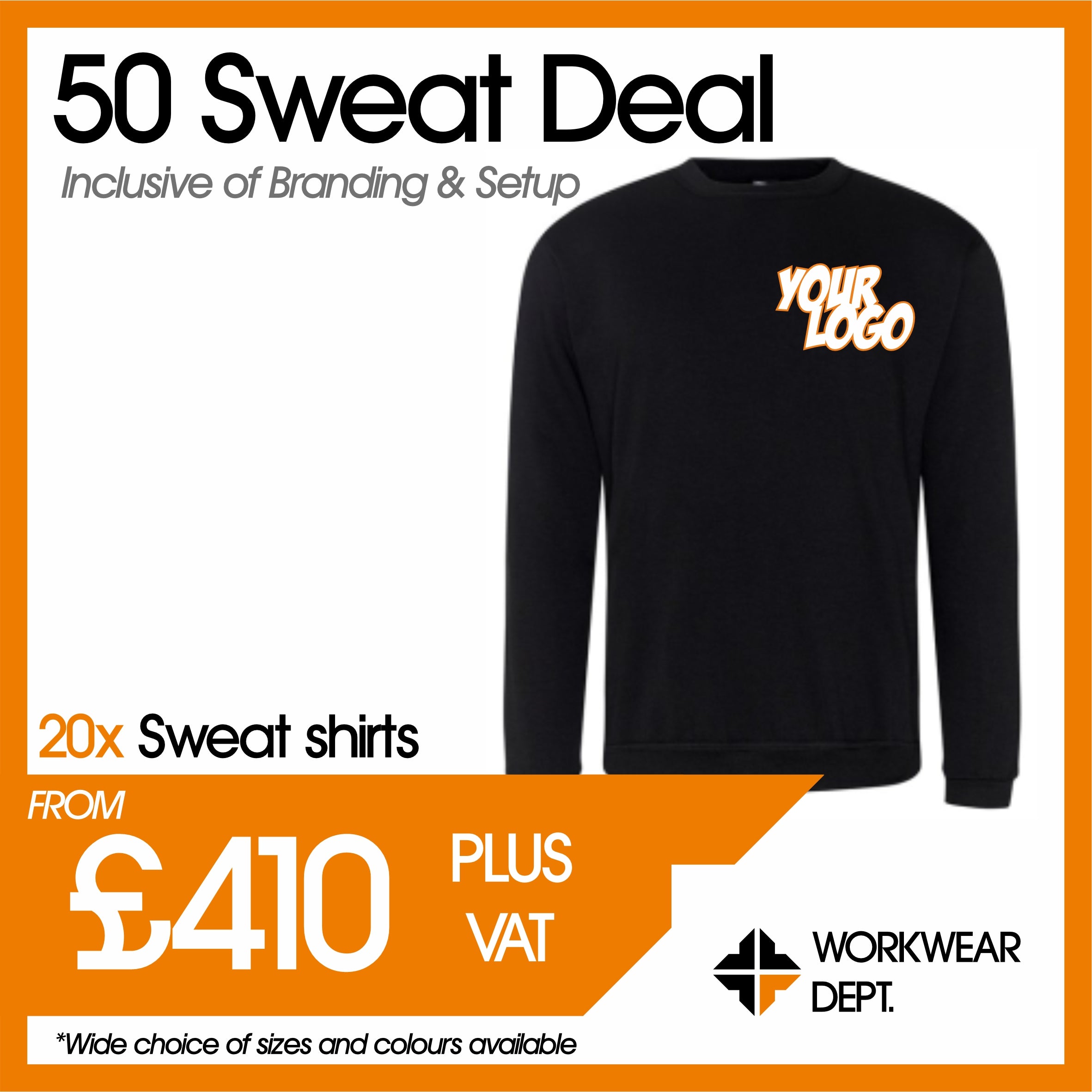 50 Sweat Deal - only £8.20 each