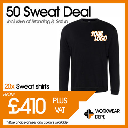 50 Sweat Deal - only £8.20 each