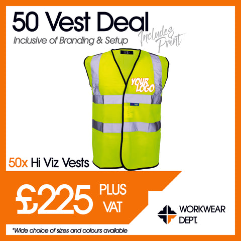 50 Vest Deal - only £4.50 each