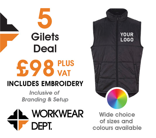 5 Gilet Deal - only £19.60 each