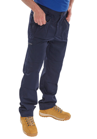 Click Action Work Trousers - Navy - 38" - Last Stock - Sale