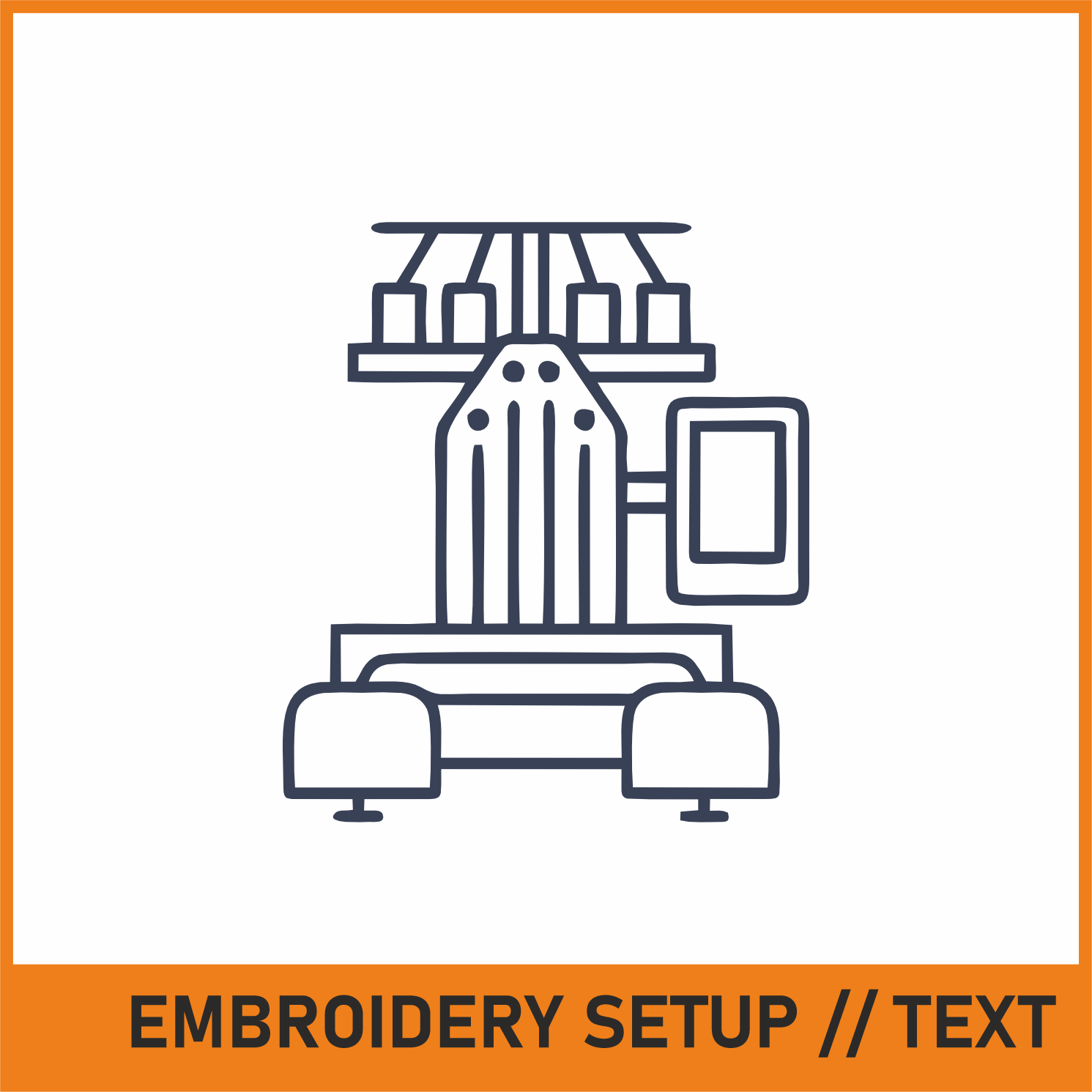 Embroidery Setup - Text