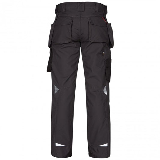 FE Engel 2811-254 Galaxy Work Trousers With Hanging Tool Pockets - Grey - 34.5"-  Last Pair