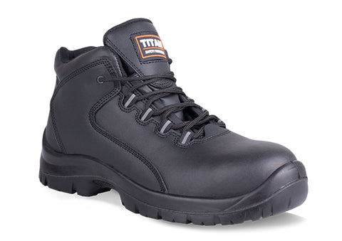 Titan Classic Hiker Safety Boot - Black