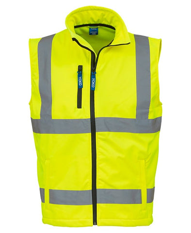 Basic Hi Viz Softshell Gilet