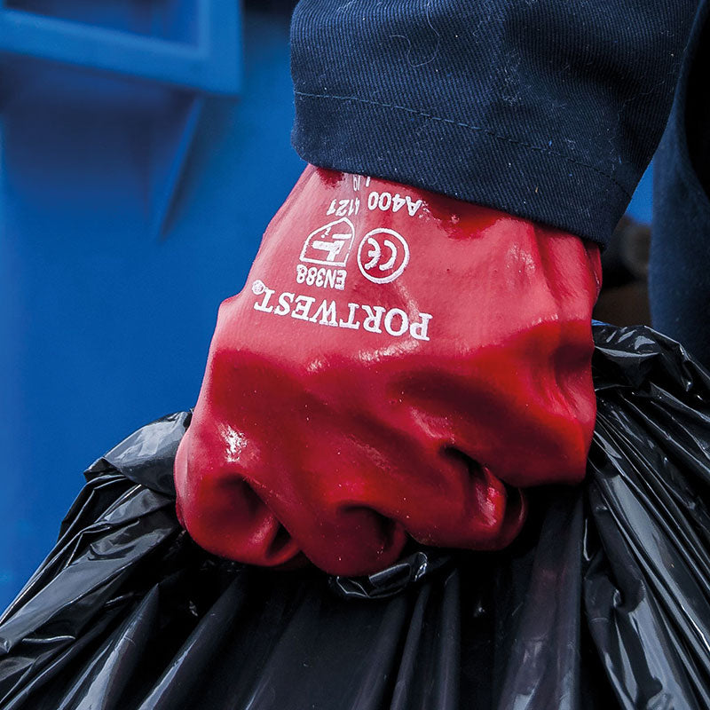 PW076 PVC knit wrist glove (A400)