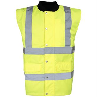 High-visibility bodywarmer
