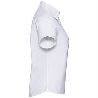 Russell Collection Women's short sleeve classic twill shirt (J917F)