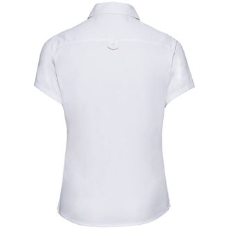 Russell Collection Women's short sleeve classic twill shirt (J917F)