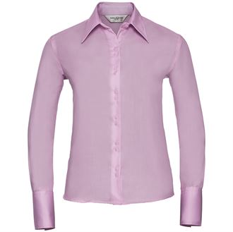 Russell Collection Women's Long Sleeve classic twill shirt (J956F)
