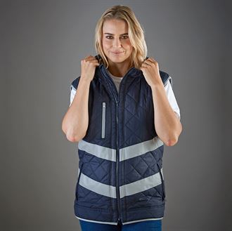 Hi-vis Kensington hooded gilet