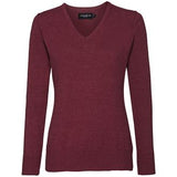 J710F Women's v-neck knitted sweater