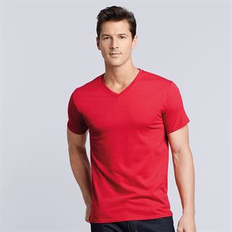 Gildan Premium cotton adult v-neck t-shirt