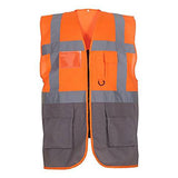 YK015 Hi-vis top cool open-mesh executive waistcoat (HVW820)
