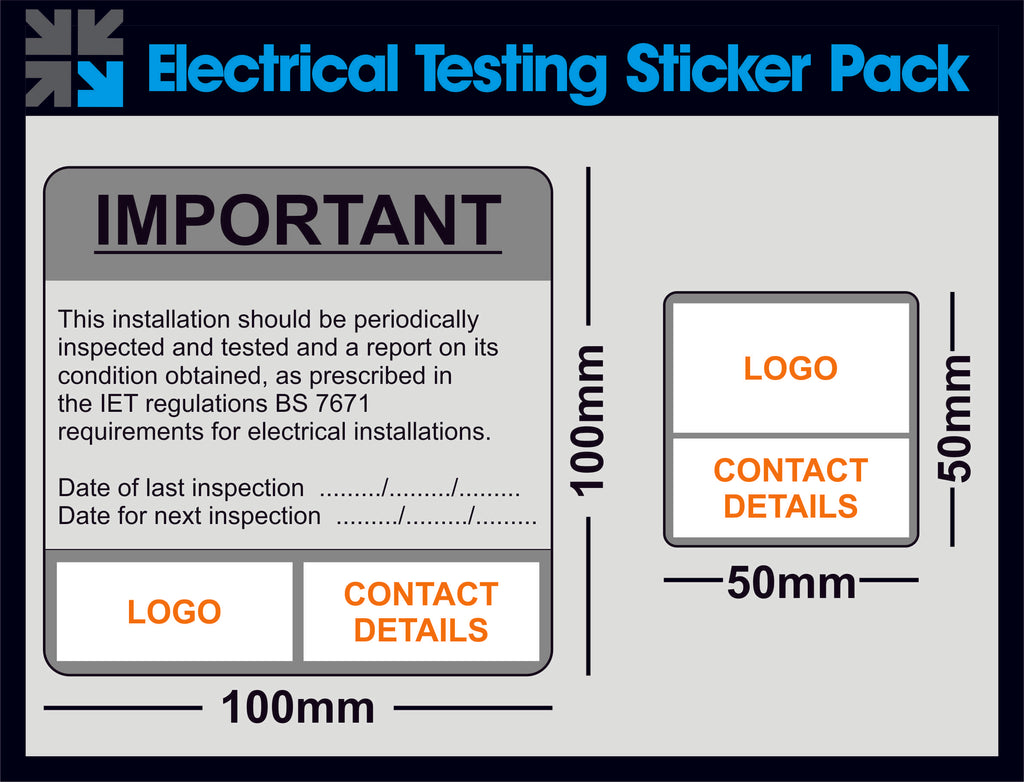 Electrical Testing Sticker Pack – SafetyWear&Signs