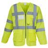YK014 Hi-vis executive long sleeve waistcoat (HVJ800)