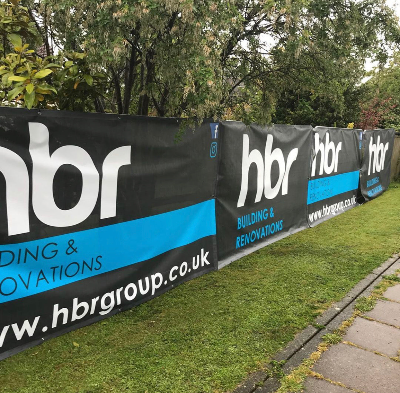 Heras Panel Mesh Banner - Breathable