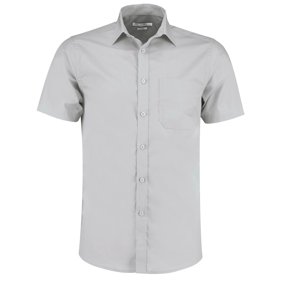 Mens Poplin Shirt -Short Sleeve (KK141)