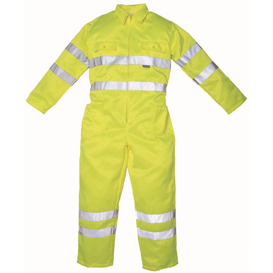 YK011 Hi-vis polycotton coverall (HV058)