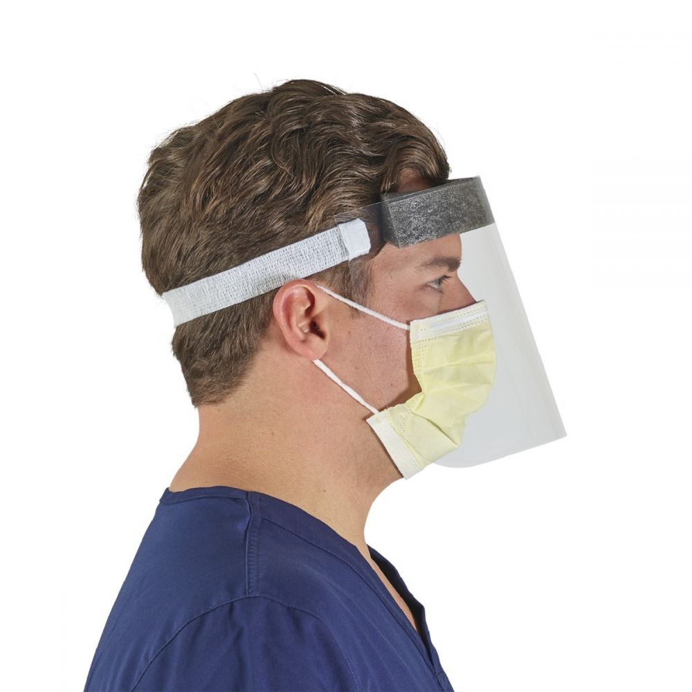 Basic Full Face Covering Visor Mask Shield - Pack of 10